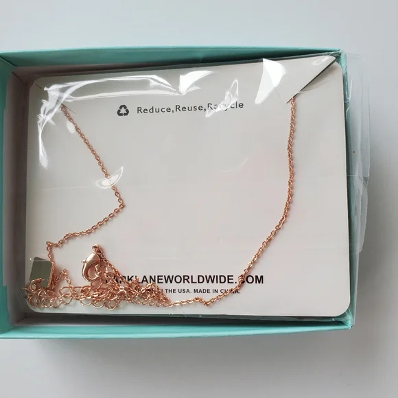 Park Lane Rose Gold Tone Impression Necklace - Picture 4 of 6